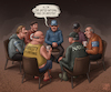 Cartoon: Psychological Support Group (small) by Cyberwolf tagged peace,organizations,agression,global,conflict,war,failed,diplomacy,un,nato,osce