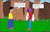 Cartoon: Vorsichtsmaßnahme... (small) by Kritzelpsycho tagged wald,männer,kissen,helm,angst,vorsicht,vorsichtsmaßnahme