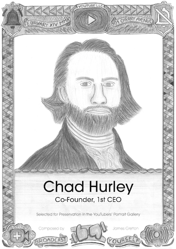 Cartoon: Chad Hurley (medium) by Grettoonist tagged portrait,youtube,internet,entrepreneur