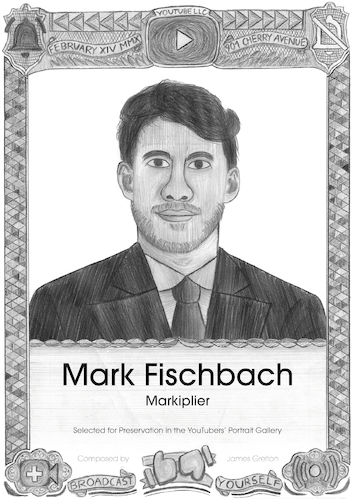 Cartoon: Mark Fischbach - Markiplier (medium) by Grettoonist tagged portrait,youtube,internet,youtubers
