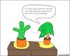 Cartoon: Abfuhr... (small) by Pummel tagged anmache,flirt,palme,kaktus,pflanzen,absage,liebe