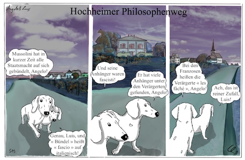 Cartoon: Die Verärgerten (medium) by ChrisHolt tagged politik,bezeichnungen