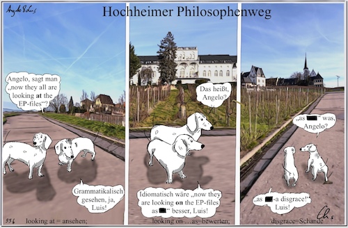 Cartoon: Grammatikalisch (medium) by ChrisHolt tagged gesellschaft,recht,politik