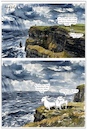 Cartoon: Cliffs of Moher (small) by ChrisHolt tagged wahltermine,dackelsicht
