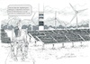 Cartoon: Todesstrafe (small) by Kay Weber tagged tod,todesstrafe,urteil,gericht,strafe,strafgericht,richter,energie,erneuerbar,klima,klimawandel,windenergie,windkraft,solar,solarenergie,sonne,sonnenenergie