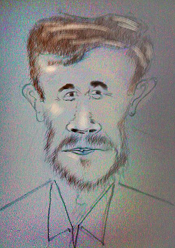 Cartoon: Ahmedinejad (medium) by Alpi Ayaz tagged iran,president,tehran,politician