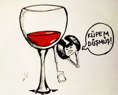 Cartoon: Kokteyl (medium) by Alpi Ayaz tagged fun