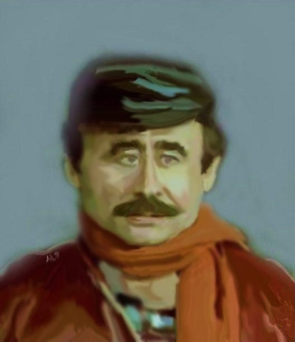 Cartoon: Sener Sen (medium) by Alpi Ayaz tagged turkish,actor,abbas,cicek,sen,sener
