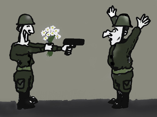 Cartoon: War (medium) by Alpi Ayaz tagged comic,war