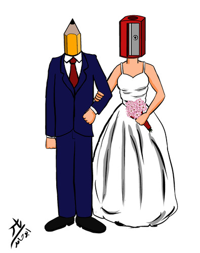 Cartoon: Destiny (medium) by yaserabohamed tagged marriage