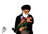 Cartoon: bashar al assad (small) by yaserabohamed tagged bashar,al,asad,iran