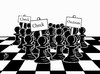 Cartoon: Checkmate (small) by yaserabohamed tagged checkmate,check,chess