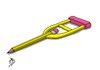 Cartoon: crutches (small) by yaserabohamed tagged crutches,pencil