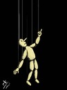 Cartoon: Rebellion (small) by yaserabohamed tagged puppet