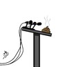 Cartoon: Speech (small) by yaserabohamed tagged political,speech,poo,shit,press,conference