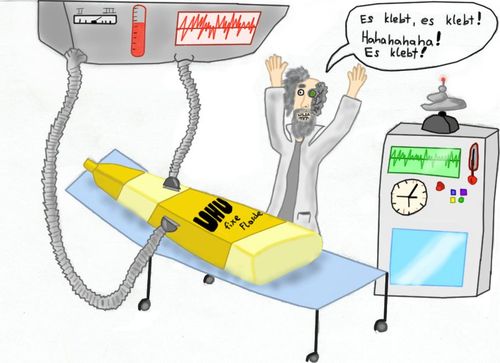 Cartoon: Dr. Frankenleim (medium) by fantanton tagged horror,frankenstein