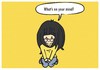 Cartoon: My Mind (small) by Cartoonist Yellowgirl tagged cintya