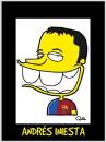 Cartoon: ANDRES INIESTA CARICATURE (small) by QUEL tagged andres,iniesta,caricature