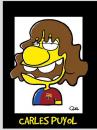 Cartoon: CARLES PUYOL CARICATURE (small) by QUEL tagged carles,puyol,caricature