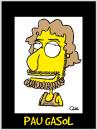 Cartoon: Pau Gasol Caricature (small) by QUEL tagged pau,gasol,caricature