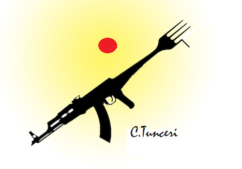 Cartoon: WAR (medium) by CEMAL TUNCER tagged t50