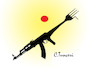 Cartoon: WAR (small) by CEMAL TUNCER tagged t50