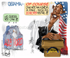 Cartoon: Obama fake (small) by Lacosteenz tagged obama