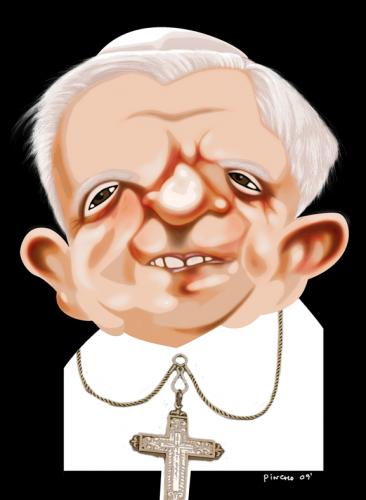 Cartoon: Benedicto (medium) by pincho tagged benedicto,papa,religion,vaticano,catolico,pontifice,roma,fe