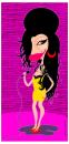 Cartoon: AMY (small) by pincho tagged emywinehouse,girld,caricaturas,musica,personajes,caricature,cartoon,music,espectaculo