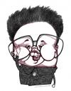 Cartoon: kim Jong Il (small) by pincho tagged kim,jong,norcorea,presidente,politicos