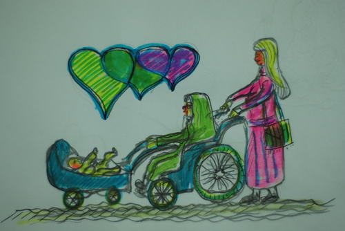 Cartoon: anneler günü (medium) by MSB tagged anne