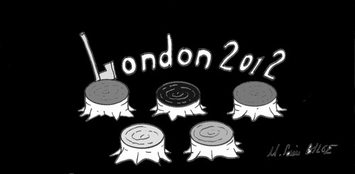 Cartoon: LONDRA-2012 (medium) by MSB tagged olimpiyatlar