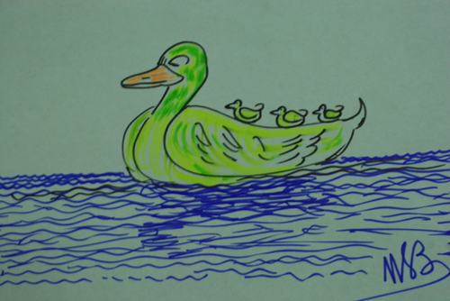 Cartoon: ördek (medium) by MSB tagged ördek