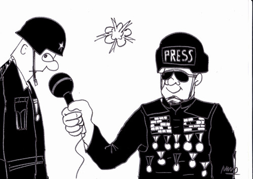 Cartoon: PRESS (medium) by MSB tagged press