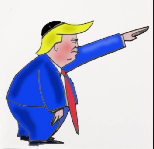 Cartoon: trump (medium) by MSB tagged trump