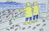Cartoon: denizlerimiz (small) by MSB tagged denizlerimiz