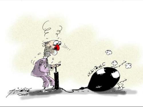Cartoon: inc alloance (medium) by hamad al gayeb tagged inc,alloance