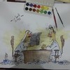 Cartoon: Dialog (small) by hamad al gayeb tagged dialog