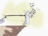 Cartoon: problems between A and B !! (small) by hamad al gayeb tagged hamad,al,gayeb,cartoons