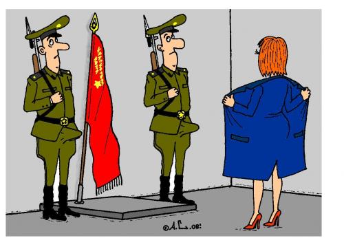 Cartoon: Nude Attack (medium) by Aleksandr Salamatin tagged nude,attack