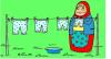 Cartoon: Laundry (small) by Aleksandr Salamatin tagged laundry