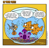 Cartoon: Fish Bowl (small) by Gopher-It Comics tagged gopherit,ambrose,goldfish,halloween