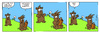 Cartoon: Stupid Question (small) by Gopher-It Comics tagged gopherit,ambrose,ferret,island