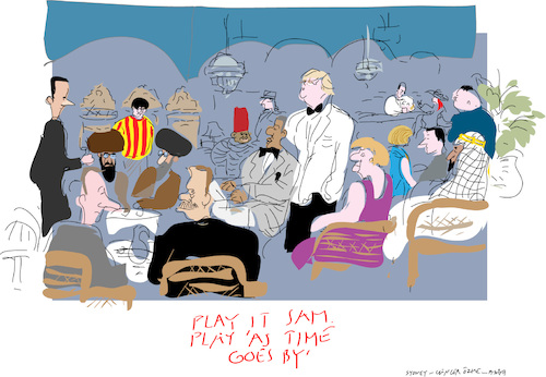 Cartoon: As Time goes by (medium) by gungor tagged movie