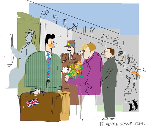 Cartoon: Brexit-A (medium) by gungor tagged uk