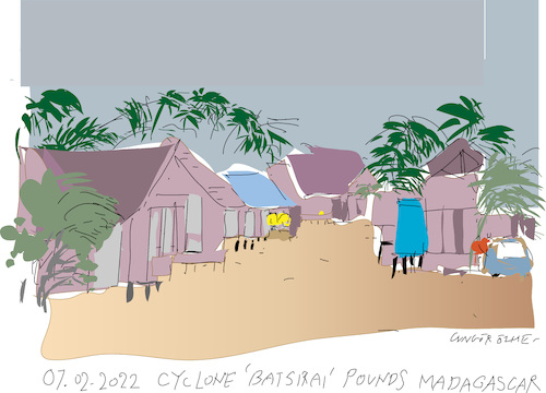 Cyclone at Madagascar Cyclone at Madagascar