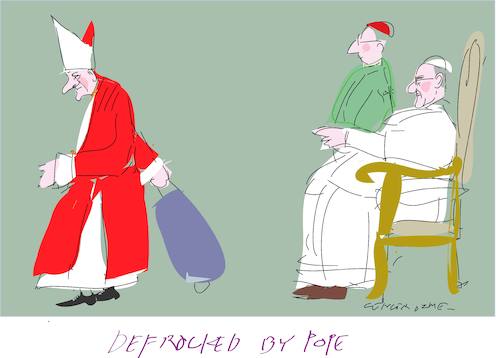 Cartoon: Defrocked Cardinal (medium) by gungor tagged usa,usa