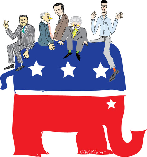 Cartoon: Election 2012-USA (medium) by gungor tagged usa