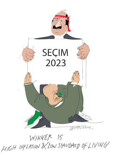 Cartoon: Election in Turkey 2023 (medium) by gungor tagged election,in,turkey,2023,election,in,turkey,2023