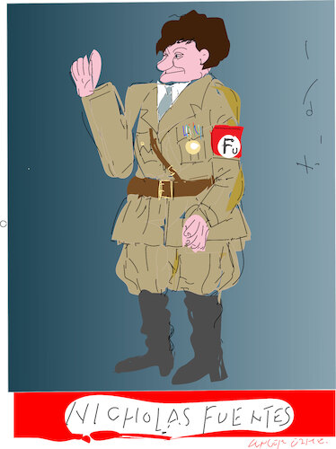 Cartoon: Enfant terrible from US (medium) by gungor tagged nick,fuentes,nick,fuentes